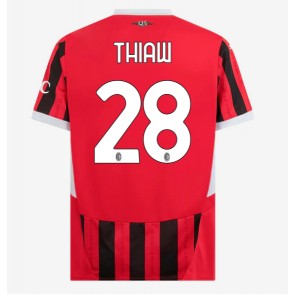 AC Milan Malick Thiaw #28 Hjemmebanetrøje 2024-25 Kort ærmer